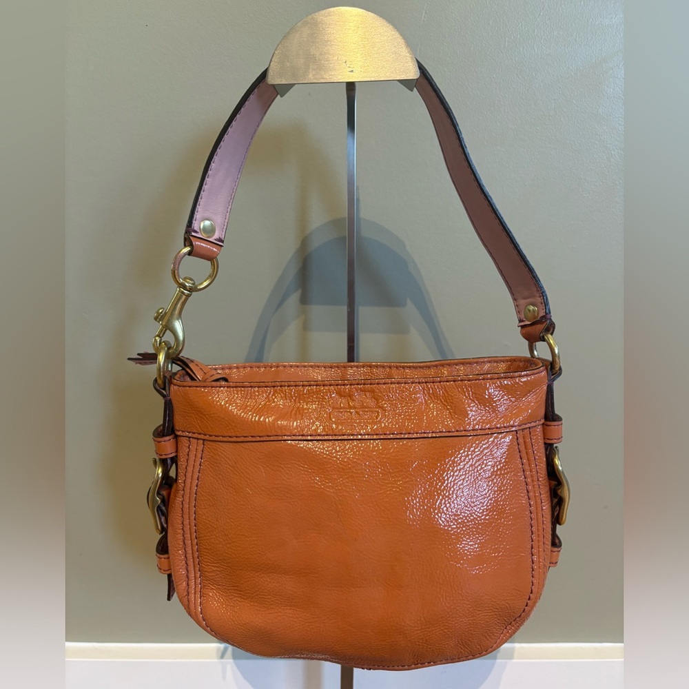 Y2K Vintage Patent Leather Coach Zoe